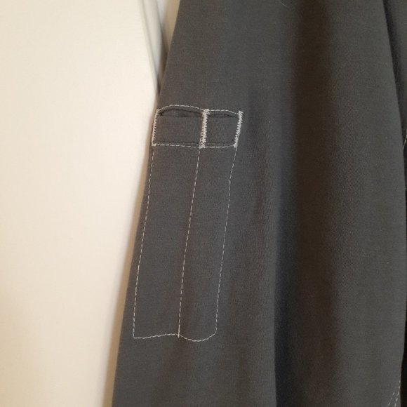 Bulwark iQ Series Comfort Knit Men's FR Henley Gray Size XXL - Picture 6 of 16